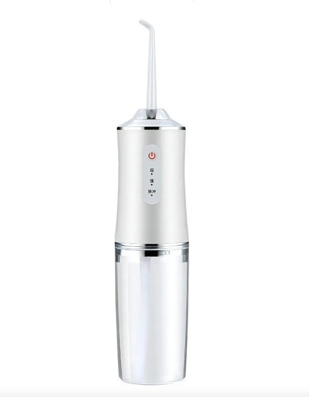 Irrigador oral portátil con chorro