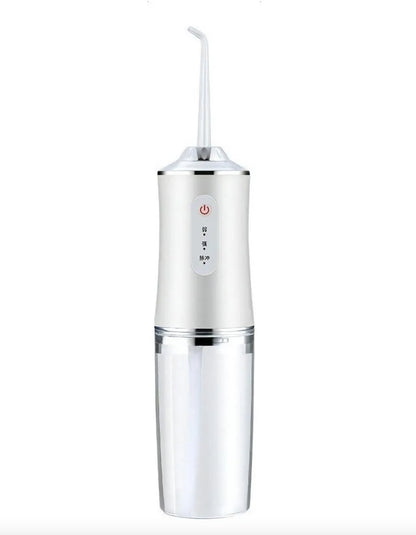 Irrigador oral portátil con chorro